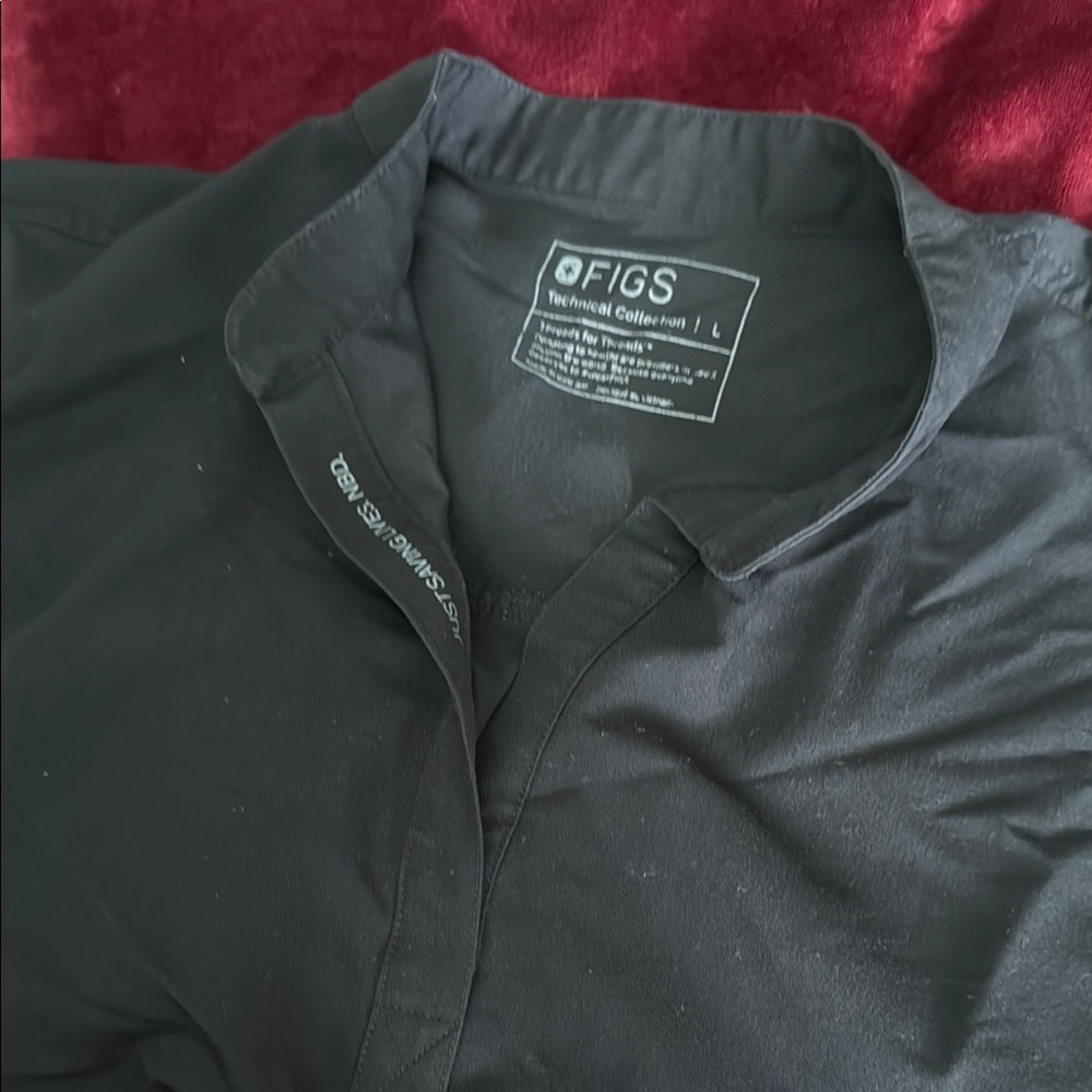 Figs Rafaela Technical Collection Black Shirt